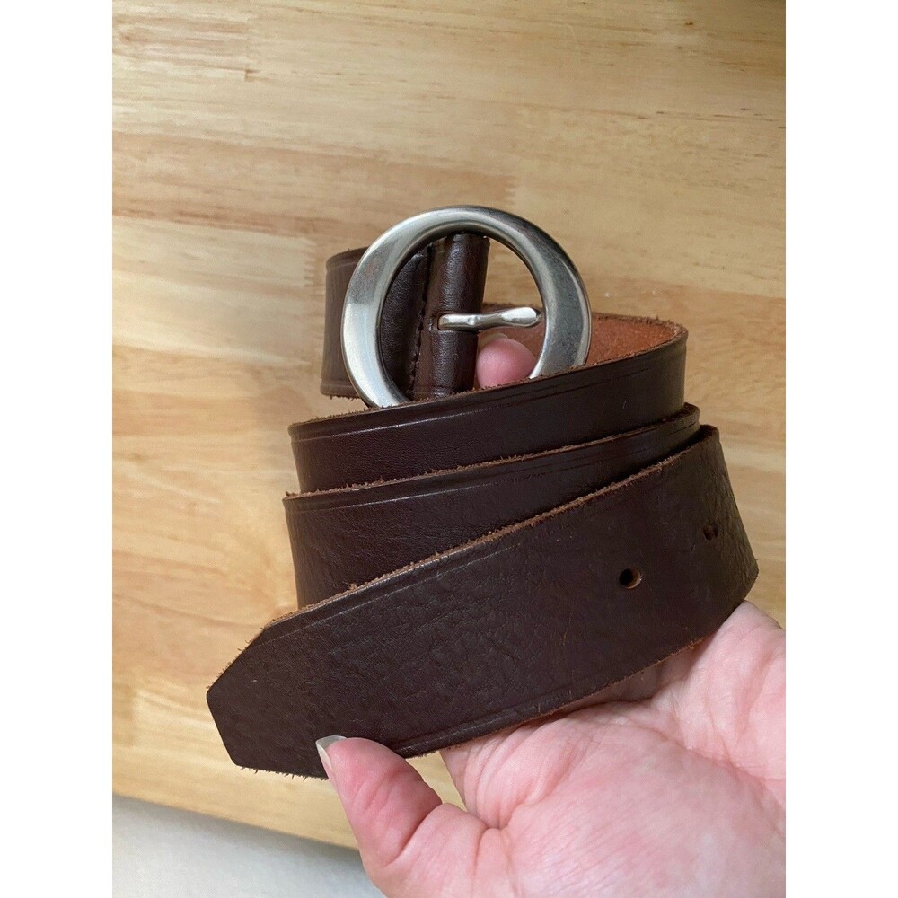 Women's CASUAL Belt - DARK BROWN 100%  Genuine Leather - Size XL